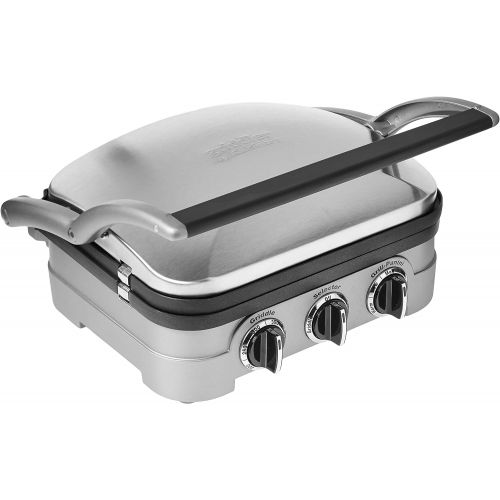  Cuisinart GR-4NP1 5-in-1 Griddler Stainless, Gridder, Brushed Stainless Steel