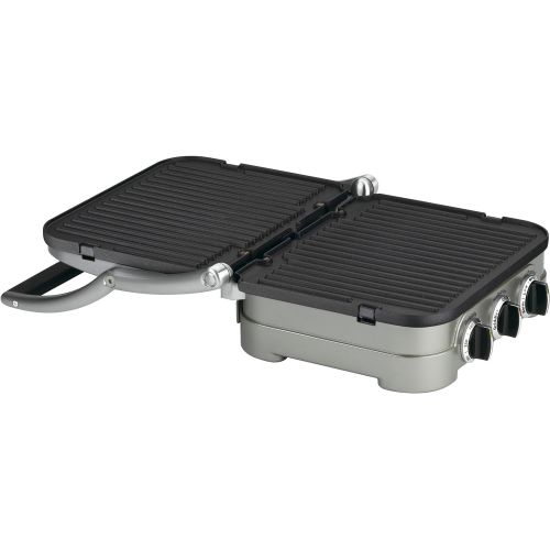  Cuisinart GR-4NP1 5-in-1 Griddler Stainless, Gridder, Brushed Stainless Steel