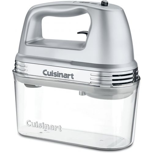  Cuisinart HM-90BCS Power Advantage Plus 9-Speed Handheld Mixer with Storage Case, Brushed Chrome