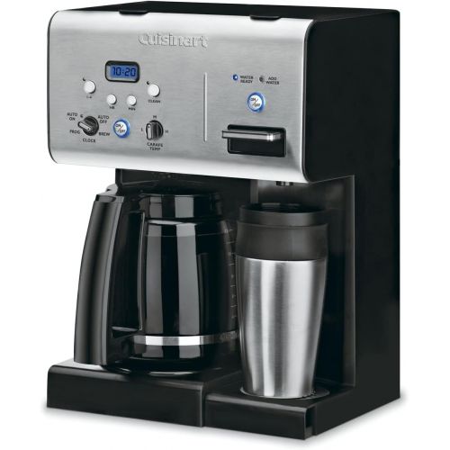  Cuisinart Plus 12-Cup Hot Water Coffee Maker, Black/Stainless