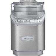 Cuisinart ICE-70P1 Cool Creations 2-Quart Soft Service, Brushed Chrome, Ice Cream Maker with Countdown Timer