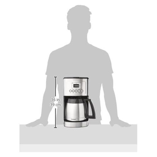  Cuisinart DCC-3400P1 12-Cup Programmable Coffeemaker with Thermal Carafe, Stainless Steel