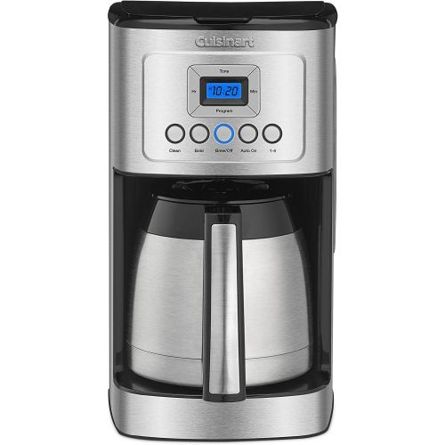  Cuisinart DCC-3400P1 12-Cup Programmable Coffeemaker with Thermal Carafe, Stainless Steel