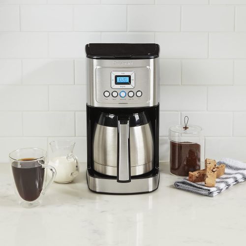  Cuisinart DCC-3400P1 12-Cup Programmable Coffeemaker with Thermal Carafe, Stainless Steel