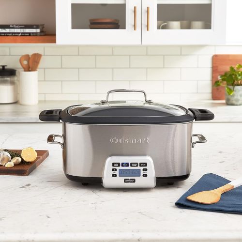  Cuisinart MSC-800 7-Quart 4-in-1 Cook Central Multicooker, Stainless Steel/Black