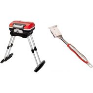 Cuisinart CGG180 CGG-180 Petit Gourmet Gas Grill with VersaStand, Red, 31.5 H x 16.5 W x 16 L & CCB-134 Comfort Grill Cleaning Brush