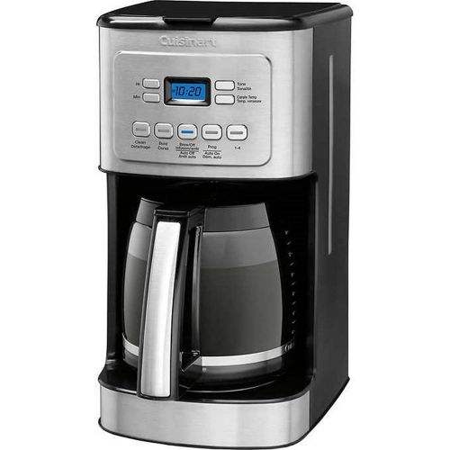  Cuisinart 14-Cup Stainless Steel Coffeemaker Machine Brew Automatic, Black, Grey, New: Kitchen & Dining