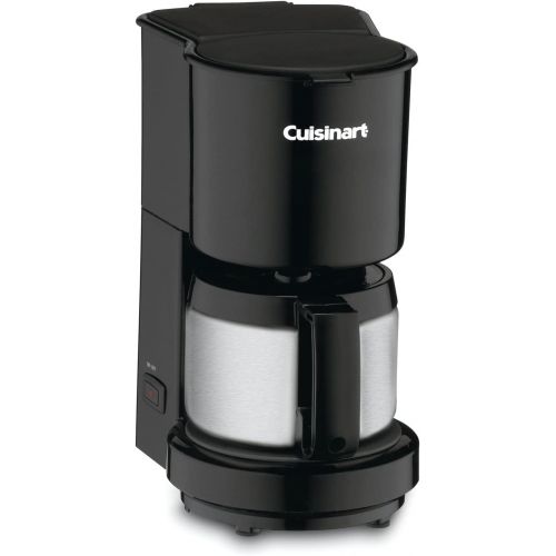  Cuisinart DCC-450BK 4-Cup Coffeemaker with Stainless-Steel Carafe, Black