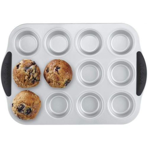  Cuisinart SMB-12MP Easy Grip Bakeware 12-Cup Muffin Pan: Kitchen & Dining