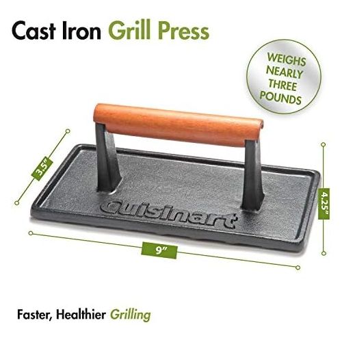  Cuisinart Cast Iron Grill Press CGPR-221