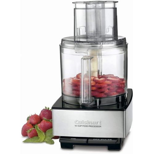  [무료배송] Cuisinart DFP-14BCNY 쿠진아트 14컵 푸드 프로세서 /믹서기/블렌더 브러시 처리된 스테인리스 스틸 - 은색