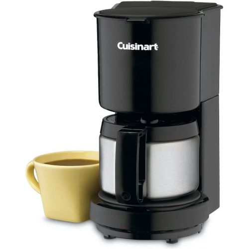  [아마존베스트]Cuisinart DCC-450BK 4-Cup Coffeemaker with Stainless-Steel Carafe, Black
