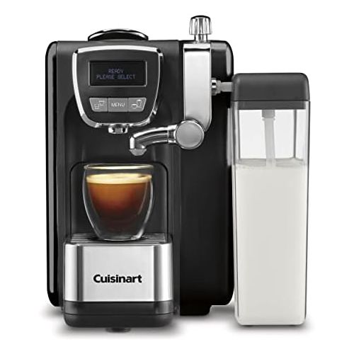  [아마존베스트]Cuisinart EM-25 Defined, Cappuccino & Latte Espresso Machine, 13.5(L) x 8.0(W) x 10.0(H), Black