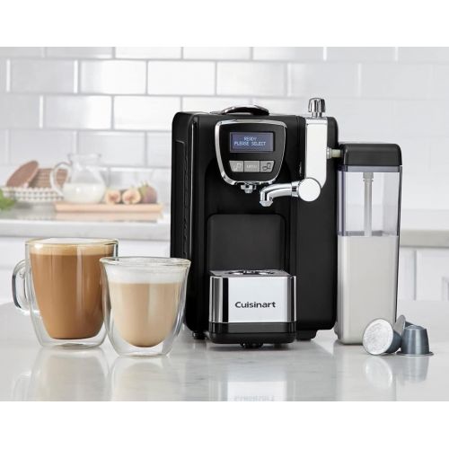  [아마존베스트]Cuisinart EM-25 Defined, Cappuccino & Latte Espresso Machine, 13.5(L) x 8.0(W) x 10.0(H), Black