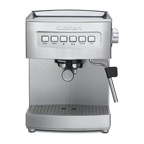  [아마존베스트]Cuisinart EM-200NP1 Programmable 15-Bar Espresso Maker, 12.8(L) x 9.25(W) x 10.63(H), Stainless Steel