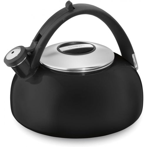  [아마존베스트]Cuisinart Peak Porcelain Enamel on Steel Tea Kettle, Black