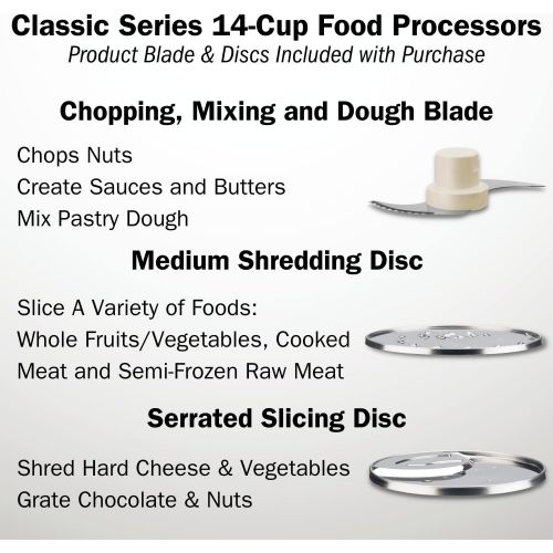  [아마존베스트]Cuisinart DFP-14BCNY 14-Cup Food Processor, Brushed Stainless Steel - Silver