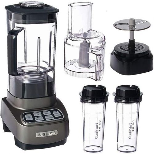  [아마존베스트]Cuisinart BFP-650GM Velocity Ultra Trio 1 HP Blender/Food Processor with Travel Cups, Gun Metal compact 9