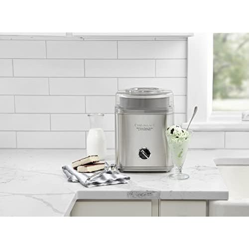  [아마존베스트]Cuisinart ICE-30BCP1 Ice Cream Maker, 2-Qt, Silver