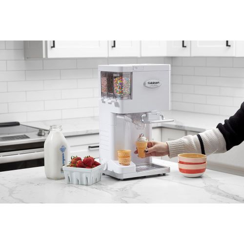  [아마존베스트]Cuisinart ICE-45P1 Mix Serve 1.5-Quart Soft Service Ice Cream Maker, White