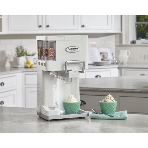  [아마존베스트]Cuisinart ICE-45P1 Mix Serve 1.5-Quart Soft Service Ice Cream Maker, White