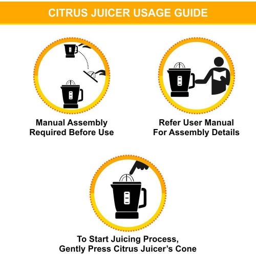  [아마존베스트]Cuisinart CCJ-500 Pulp Control Citrus Juicer, Brushed Stainless, Black/Stainless, 1 Piece
