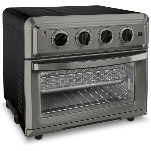  [아마존베스트]Cuisinart TOA-60BKS Convection Toaster Oven Airfryer, Black SS