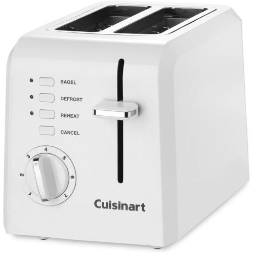  [아마존베스트]Cuisinart CPT-122 2-Slice Compact Plastic Toaster (White)