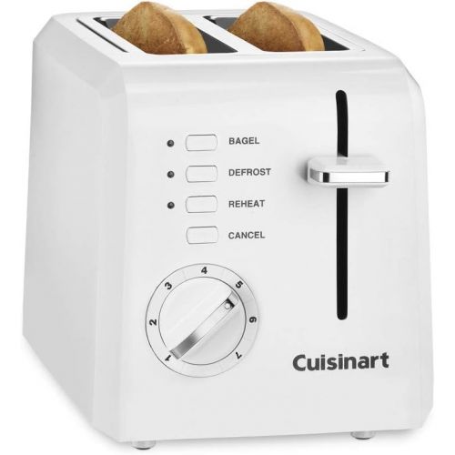  [아마존베스트]Cuisinart CPT-122 2-Slice Compact Plastic Toaster (White)