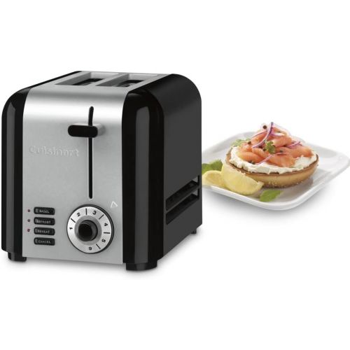  [아마존베스트]Cuisinart CPT-320P1 Compact Stainless 2-Slice Toaster, Brushed Stainless