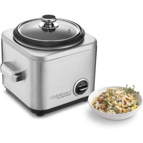  [아마존베스트]Cuisinart CRC-400 Rice Cooker, 4-Cup, Silver