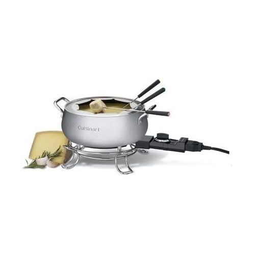  [아마존베스트]Cuisinart 3-quart Electric Fondue Set with 8 Fondue Forks