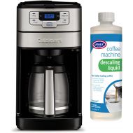Cuisinart DGB-400 Automatic Grind and Brew 12-Cup Coffeemaker with Descaling Liquid Bundle (2 Items)