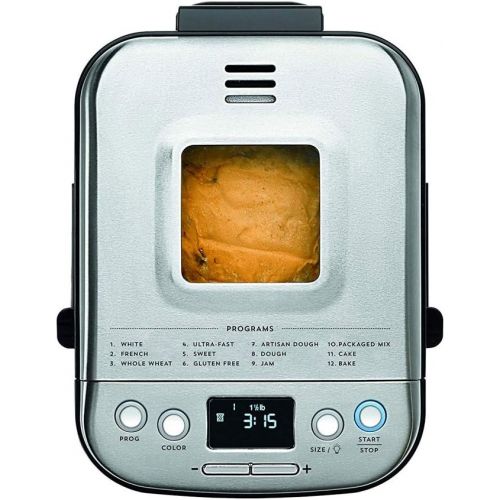  Cuisinart CBK-110 Compact Automatic Bread Maker, Silver + 1 Year Extended Warranty