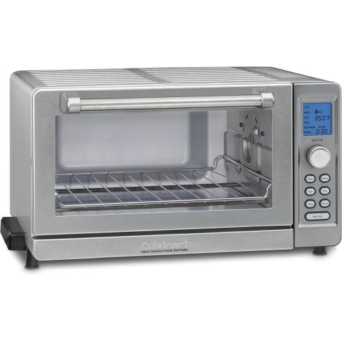  Cuisinart TOB-135N Deluxe Convection Toaster Oven Broiler, Brushed Stainless