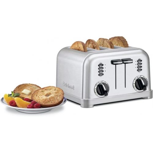  Cuisinart CPT-180P1 Metal Classic 4-Slice Toaster, Brushed Stainless