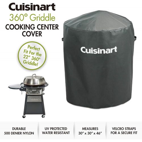  Cuisinart CGWM-003 360° Griddle Cooking Center Cover, Size Designed to fit The 22 CGG-888 360 Griddle Measures 30 x 30 x 46 (Does not fit XL 360 Griddle CGWM-056)