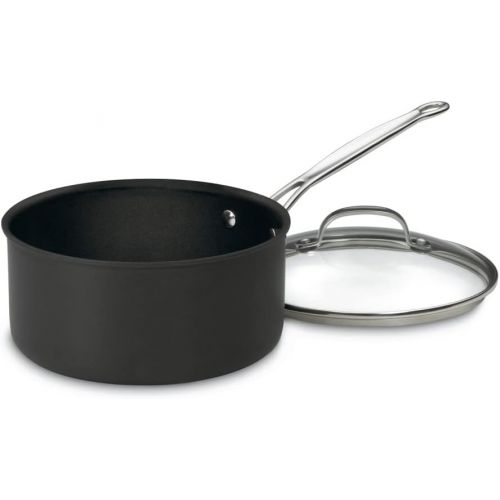  Cuisinart 6194-20 Chefs Classic 4-Quart Nonstick-Hard-Anodized, Saucepan w/Cover