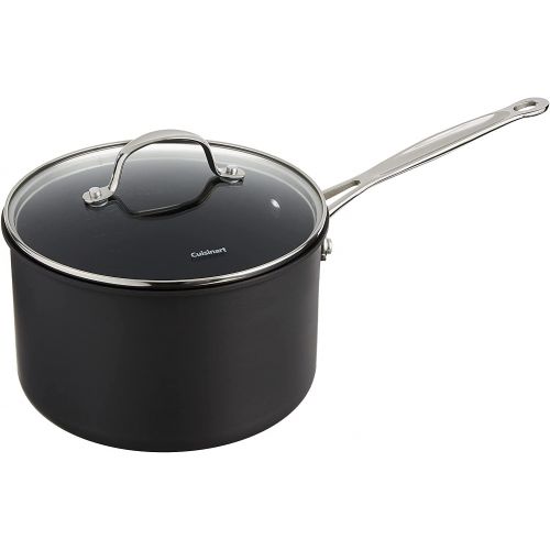  Cuisinart 6194-20 Chefs Classic 4-Quart Nonstick-Hard-Anodized, Saucepan w/Cover