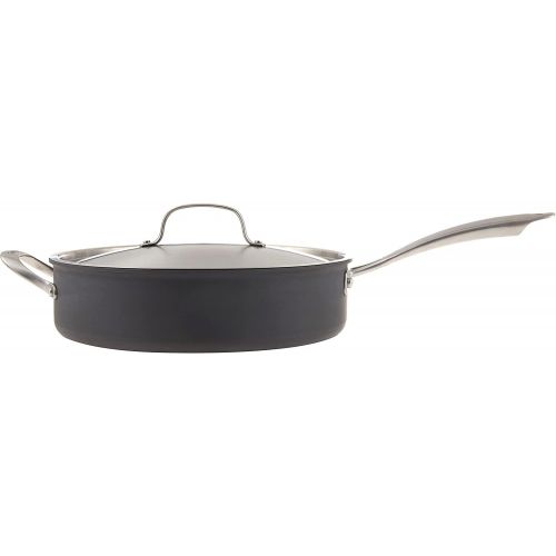  Cuisinart GG33-30H 5.5-Quart Saute Pan with Helper Handle and Cover GreenGourmet, Black