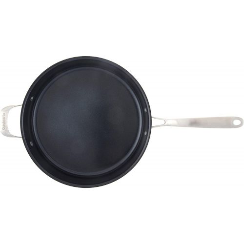  Cuisinart GG33-30H 5.5-Quart Saute Pan with Helper Handle and Cover GreenGourmet, Black