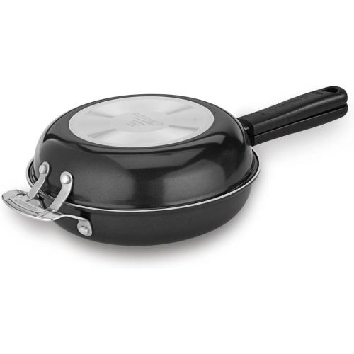  Cuisinart FP2-24BK 10-inch Nonstick Set Frittata Non-Stick Sauce Pan, Black/Stainless Steel