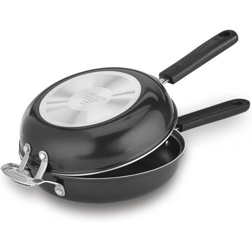  Cuisinart FP2-24BK 10-inch Nonstick Set Frittata Non-Stick Sauce Pan, Black/Stainless Steel