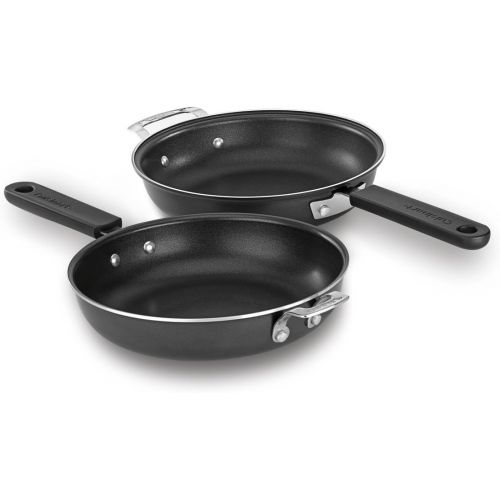  Cuisinart FP2-24BK 10-inch Nonstick Set Frittata Non-Stick Sauce Pan, Black/Stainless Steel