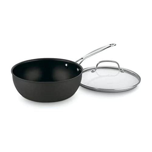  Cuisinart 635-24 Chefs Classic Nonstick Hard-Anodized 3-Quart Chefs Pan with Cover