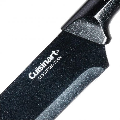  Cuisinart C55-12PMB Advantage 12 Piece Metallic Knife Set With Blade Guards, Black