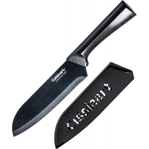  Cuisinart C55-12PMB Advantage 12 Piece Metallic Knife Set With Blade Guards, Black