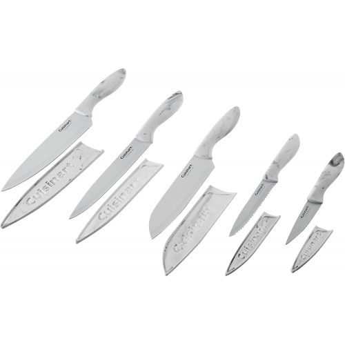  Cuisinart Advantage 10-pc. Ceramic-Coated Faux Marble Knife Set