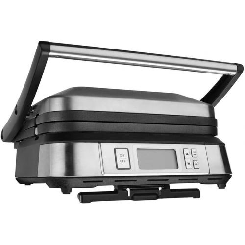  [아마존베스트]Cuisinart GR-6S Contact Smoke-Less Mode Griddler, 11.5(L) x 10.5(W) x 7.0(H), Silver