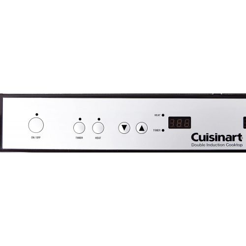  [아마존베스트]Cuisinart ICT-60 Double Induction Cooktop, One Size, Black